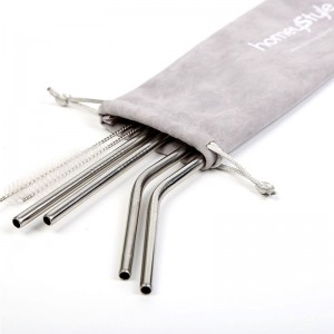SUS304(18/8) Metal Straw | Food Grade Stainless Steel Drinking Straws | Reusable Metal Straws