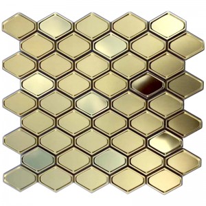 Latest Design Wall Tile Stainless Steel Lantern Mosaic Tile for Kitchen Backsplash