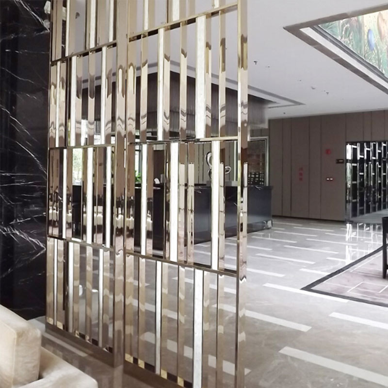 304 8k Mirror Etched Stainless Steel Sheets for Elevator Decoration